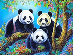 Panda 5d Diy Diamond Painting Diamant Malerei Set MJ8101