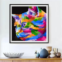 Katze 5d Diy Diamond Painting Diamant Malerei Set DS226978701