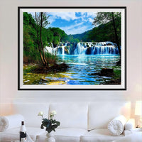 Wasserfall 5d Diy Diamond Painting Diamant Malerei Set DS41755355