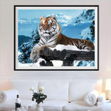 Tiger 5d Diy Diamond Painting Diamant Malerei Set DS84587947