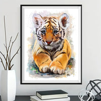 Tiger 5d Diy Diamond Painting Diamant Malerei Set DS87491313