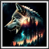 Wolf 5d Diy Diamond Painting Diamant Malerei Set FL2006