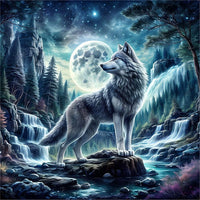 Wolf 5d Diy Diamond Painting Diamant Malerei Set FL2008