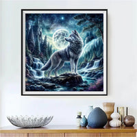 Wolf 5d Diy Diamond Painting Diamant Malerei Set FL2008