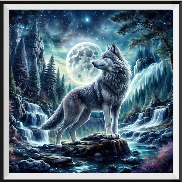 Wolf 5d Diy Diamond Painting Diamant Malerei Set FL2008