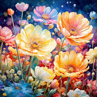 Blume 5d Diy Diamond Painting Diamant Malerei Set FL2012