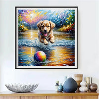 Hund 5d Diy Diamond Painting Diamant Malerei Set FL2028