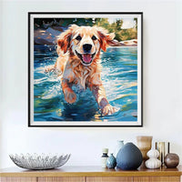Hund 5d Diy Diamond Painting Diamant Malerei Set FL2029