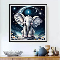 Elefant 5d Diy Diamond Painting Diamant Malerei Set FL2031