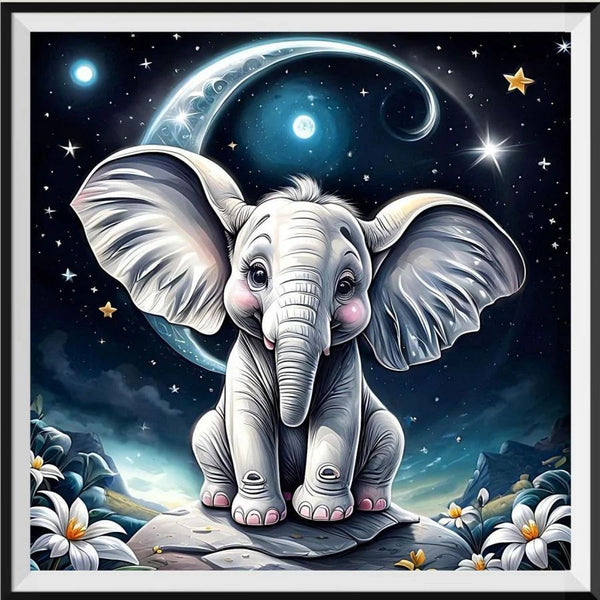 Elefant 5d Diy Diamond Painting Diamant Malerei Set FL2031
