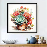 Kaktu 5d Diy Diamond Painting Diamant Malerei Set FL2036