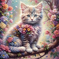 Katze 5d Diamond Painting /Diamant Malerei Set FL2050