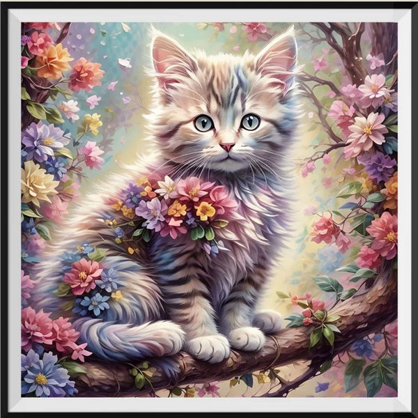 Katze 5d Diamond Painting /Diamant Malerei Set FL2050