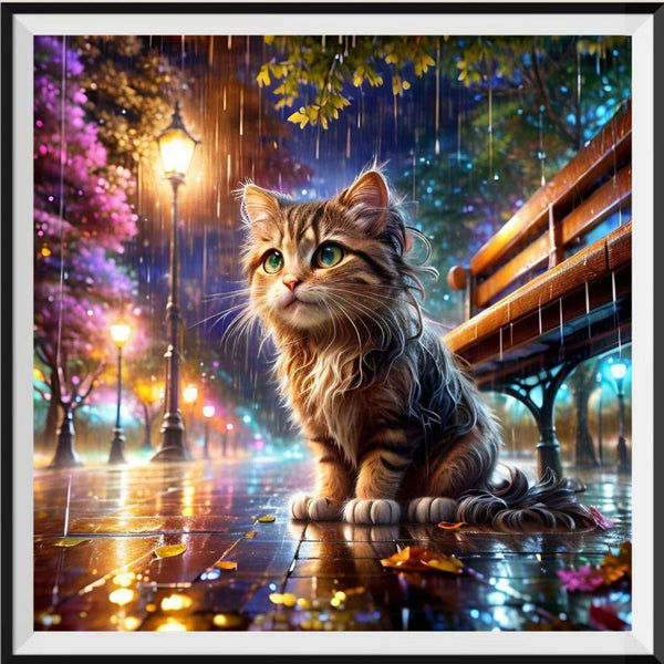 Katze 5d Diamond Painting /Diamant Malerei Set FL2051