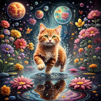 Katze 5d Diamond Painting /Diamant Malerei Set FL2052