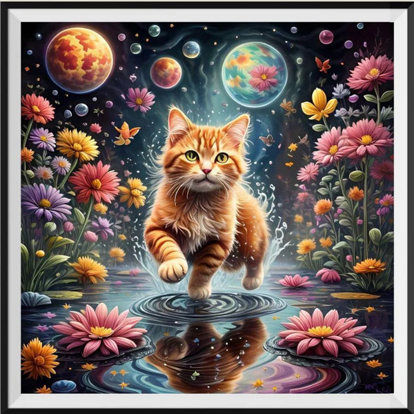 Katze 5d Diamond Painting /Diamant Malerei Set FL2052