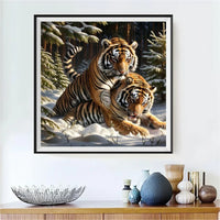 Tiger 5d Diy Diamond Painting Diamant Malerei Set FL2087