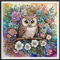 Eule 5d Diy Diamond Painting Diamant Malerei Set FL2092