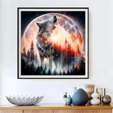 Wolf 5d Diy Diamond Painting Diamant Malerei Set FL2122