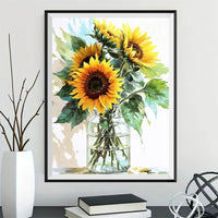 Sonnenblume 5d Diy Diamond Painting Diamant Malerei Set FL2170