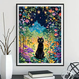 Katze 5d Diy Diamond Painting Diamant Malerei Set FL2251