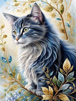 Katze 5d Diy Diamond Painting Diamant Malerei Set FL2252