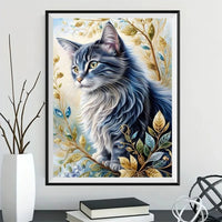 Katze 5d Diy Diamond Painting Diamant Malerei Set FL2252