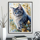 Katze 5d Diy Diamond Painting Diamant Malerei Set FL2252