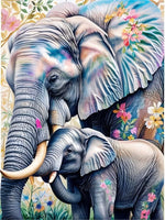 Elefant 5d Diy Diamond Painting Diamant Malerei Set FL2300