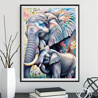 Elefant 5d Diy Diamond Painting Diamant Malerei Set FL2300