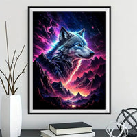 Wolf 5d Diy Diamond Painting Diamant Malerei Set FL2369