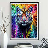 Tiger 5d Diy Diamond Painting Diamant Malerei Set FL2370