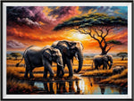 Elefant 5d Diy Diamond Painting Diamant Malerei Set FL2389