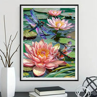 Lotus 5d Diy Diamond Painting Diamant Malerei Set FL2409