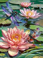 Lotus 5d Diy Diamond Painting Diamant Malerei Set FL2409
