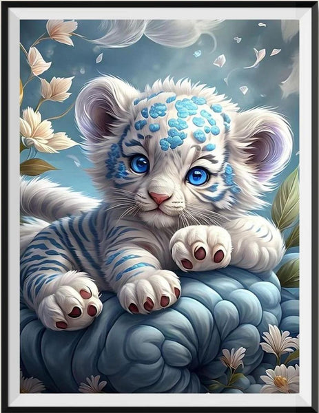 Tiger 5d Diy Diamond Painting Diamant Malerei Set FL2410