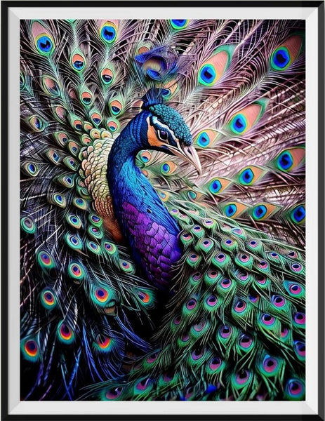 Pfau 5d Diy Diamond Painting Diamant Malerei Set FL2426