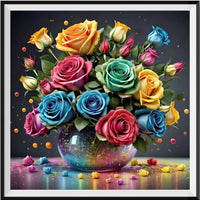 Rose 5d Diy Diamond Painting Diamant Malerei Set FL3015