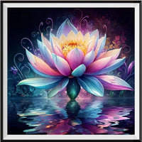 Lotus 5d Diy Diamond Painting Diamant Malerei Set FL3024