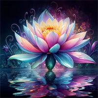 Lotus 5d Diy Diamond Painting Diamant Malerei Set FL3024