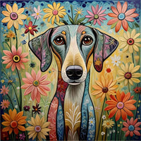 Hund 5d Diy Diamond Painting Diamant Malerei Set FL3143