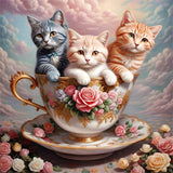 Katze 5d Diamond Painting /Diamant Malerei Set FL3145