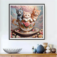 Katze 5d Diamond Painting /Diamant Malerei Set FL3145