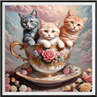 Katze 5d Diamond Painting /Diamant Malerei Set FL3145