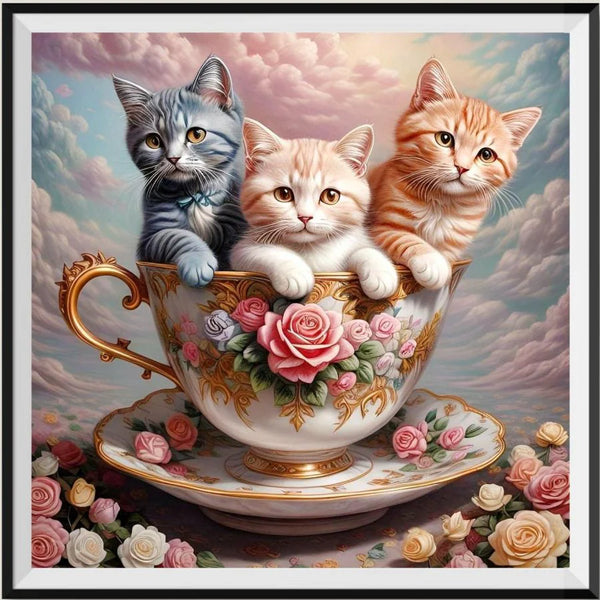 Katze 5d Diamond Painting /Diamant Malerei Set FL3145