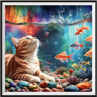 Katze 5d Diamond Painting /Diamant Malerei Set FL3150