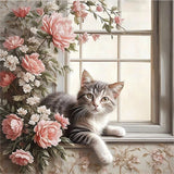 Katze 5d Diamond Painting /Diamant Malerei Set FL3152