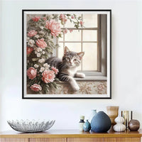 Katze 5d Diamond Painting /Diamant Malerei Set FL3152