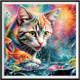 Katze 5d Diamond Painting /Diamant Malerei Set FL3154