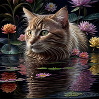 Katze 5d Diamond Painting /Diamant Malerei Set FL3156